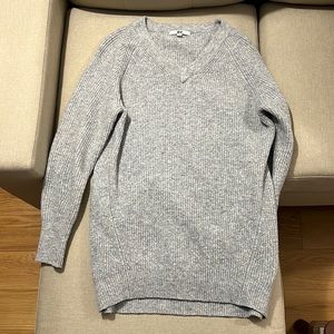 Gray midi sweaterdress